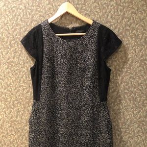 JCrew Dress—tweed and lace